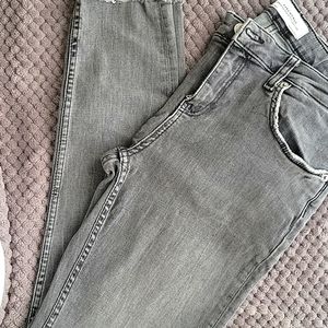 Zara black denim size 10